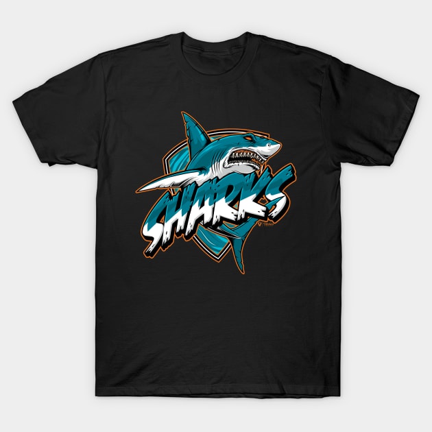 The Sharks T-Shirt by vecturo